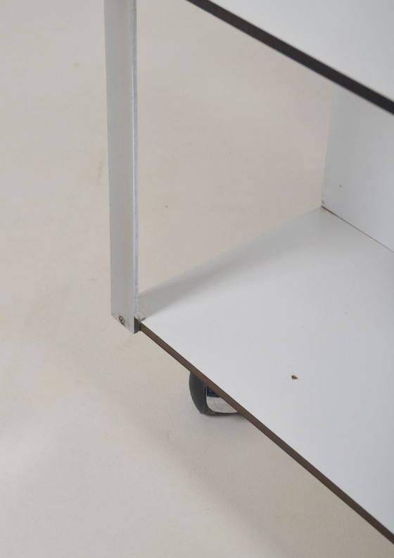Image 1 of Italian Postmodern Serving Cart With Sleek Design, 1980s