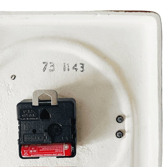 Image 1 of Orologio da parete vintage Junghans Peter in ceramica Fat Lava, Germania Ovest, anni '60