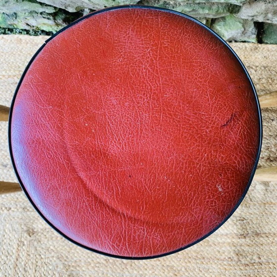 Image 1 of Set of 4 vintage stools from the 1960s
