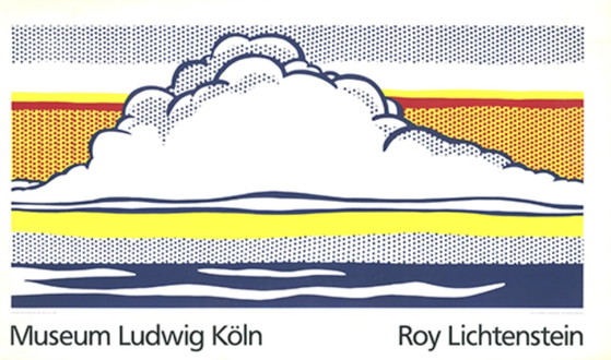 Roy Lichtenstein CLOUD and SEA – Litografías y grabados, Papel (photo 3 of 5)