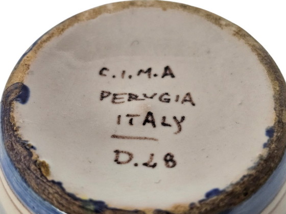 Image 1 of C.I.M.A. Perugia - Majolica - hand-painted - 1925/55