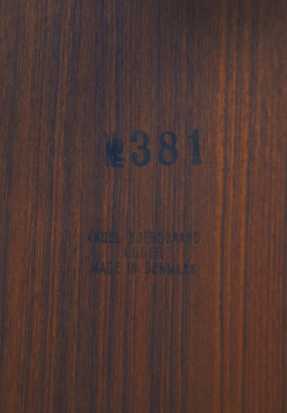 Table d'appoint danoise 381 par Kai Kristiansen pour Aksel Kjersgaard, 1960 – Tables d'appoint, Wood (photo 6 of 6)