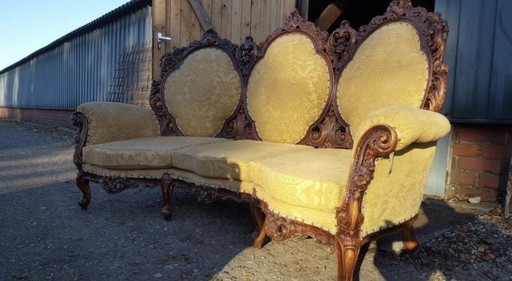 Barok Bank Met Fauteuils