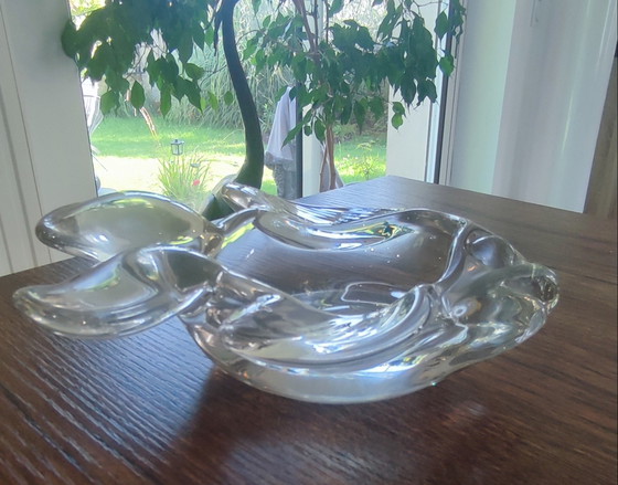 Image 1 of Gegoten glazen "vis" vintage zakverdeler