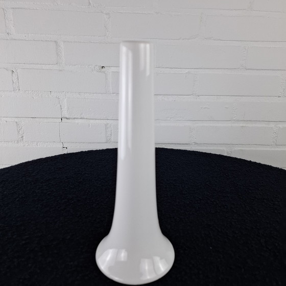 Image 1 of Vintage Flora ceramic vase white Floris Meydam, 1980s