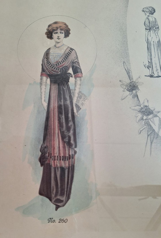 Image 1 of Winter- en lentemode 1909-1910 Art Nouveau