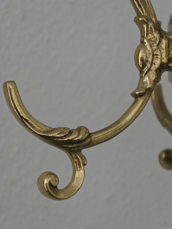 Image 1 of Vintage 3 x Wardrobe Clothes Rack Brass Plant Stand Gold