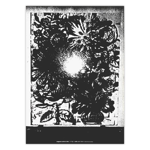 Christopher WOOL Images contre le SIDA Affiche 1993