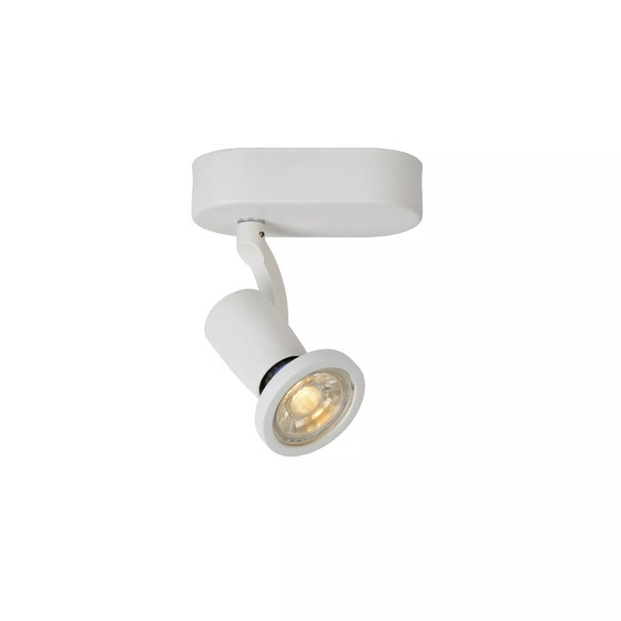 Lucide JASTER-LED Ceiling Spotlight - White - GU10 LED - 1x5W 2700K – Spot lights, Metal (photo 2 of 4)