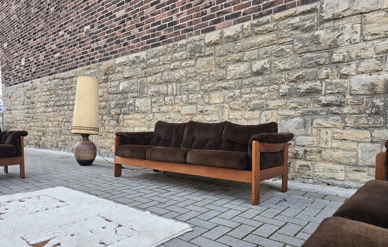 Image 1 of Niels Eilersen jaren 60 bankenset, mid-century jaren 70 zitgroep, suite, bankstel, fauteuils, banken