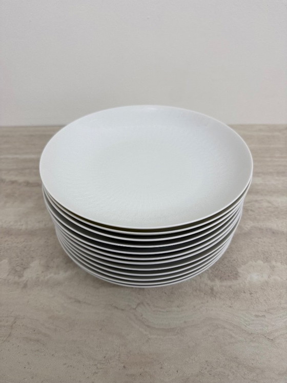 Image 1 of Set of 12 plates rosenthal model romance by björn wiinblad 