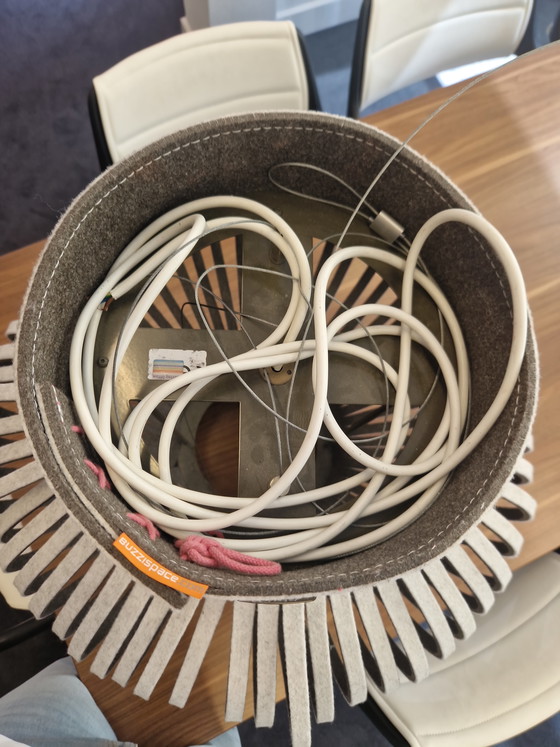 Image 1 of Buzzispace Lamps Felt Grey and Orange