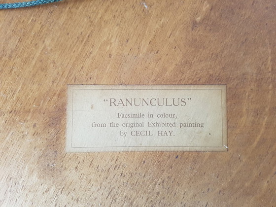 Image 1 of ENSEMBLE DE 2 CADRES RONDS ART DECO VINTAGE 1940 1950 CECILE HAY BOOTS 40S 50S