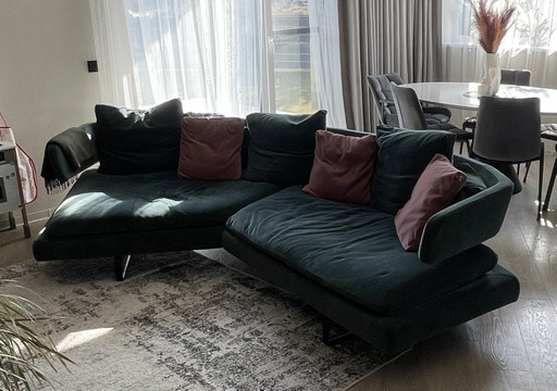 B&B Italia Arne Designer Sofa (Antonio Citterio) – Neu bezogen mit Nevotex Megan – hoekbanken, Velvet