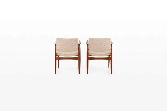 Chaises Captain's d'Erik Buch pour Ørum Møbler, Danemark, années 1960, lot de 2 – Chaises de salle à manger (photo 5 of 16)