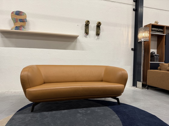 Image 1 of Leolux Flint Sofa, 2,5-Sitzer, Ceras Brandy Leder