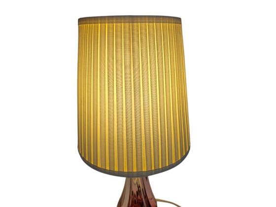 Image 1 of Christalleries de Val St Lambert - Belgium - crystal - transparent - pink - 1970's