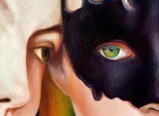 Veronica CICCARESE - L'Emozione - Artist's Painting – schilderijen tekeningen, Canvas (photo 2 of 11)