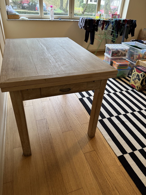 Image 1 of tavolo da pranzo in faggio massello