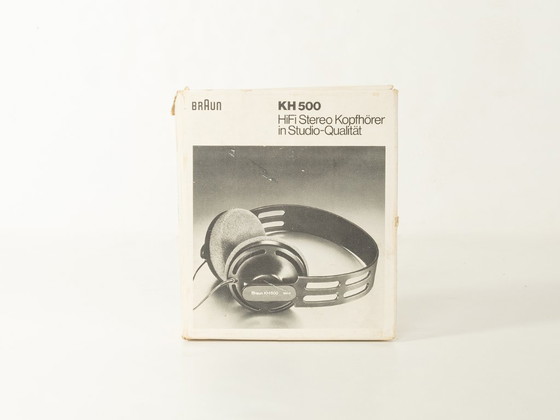 Auriculares KH 500, Dieter Rams, Braun, embalaje original – Objetos decorativos, Plástico (photo 9 of 14)