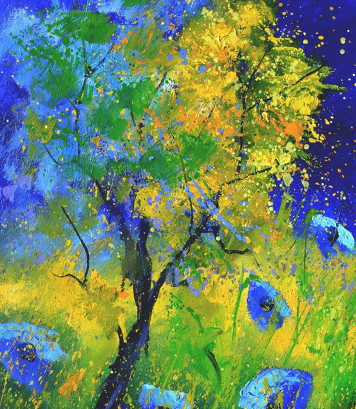 Blaue Mohnblumen 6726