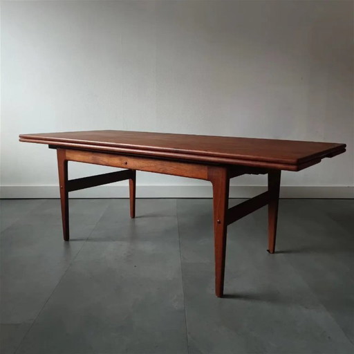 Vintage teak "Elevator" table by Kai Kristiansen