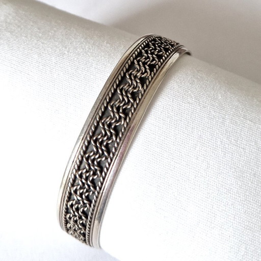 Zilveren armband - Zilveren klemarmband - 925 