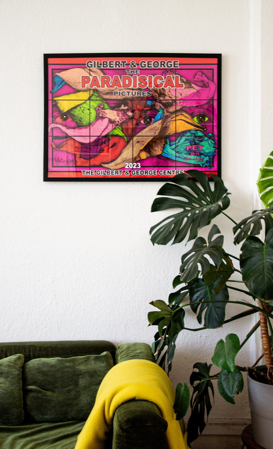 Image 1 of Gilbert & George Gesigneerde Poster / The Paradisical Pictures - Huisdier / 59,4 x 84,1cm 23,4 x 33,1in (A1)