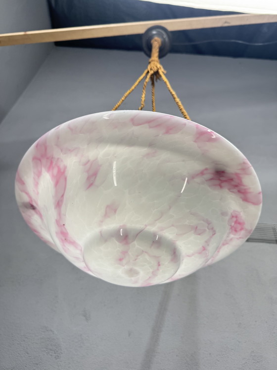 Image 1 of Lampada a sospensione Art Déco - Romantic Pink Swirl