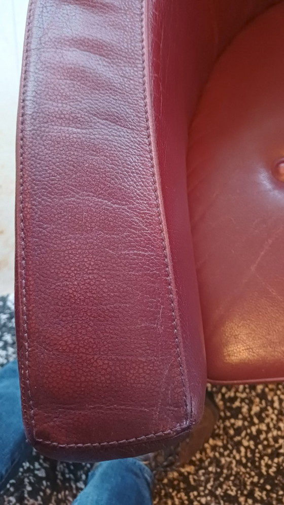 Sillón Leolux Carabita Rojo Burdeos – Sillones, Leather (photo 8 of 10)