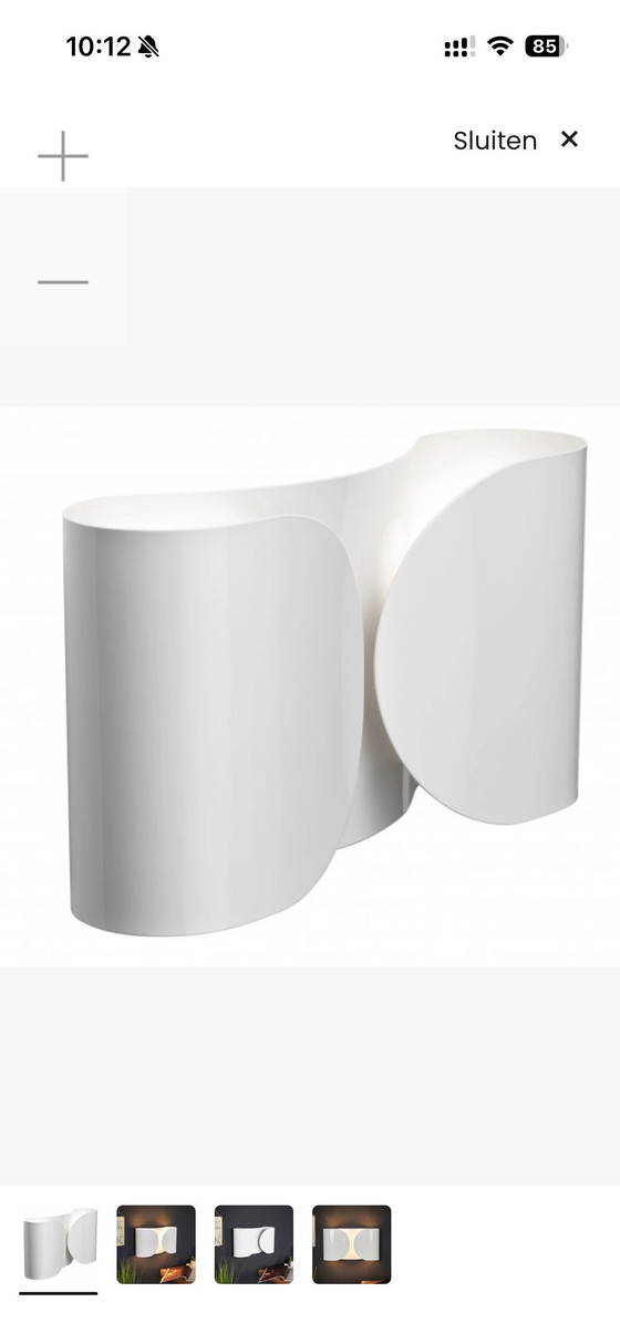 Image 1 of Flos Foglio wandlampen wit - juego de 2 unidades por pieza