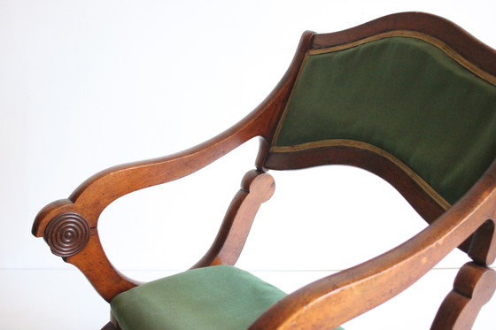 Image 1 of Viktorianischer metamorpher Gebetshocker und Stuhl Prie Dieu