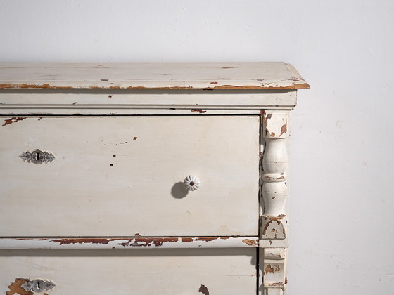 Antique white Provencal style chest of drawers (c.1920) #44 (photo 28 of 40)