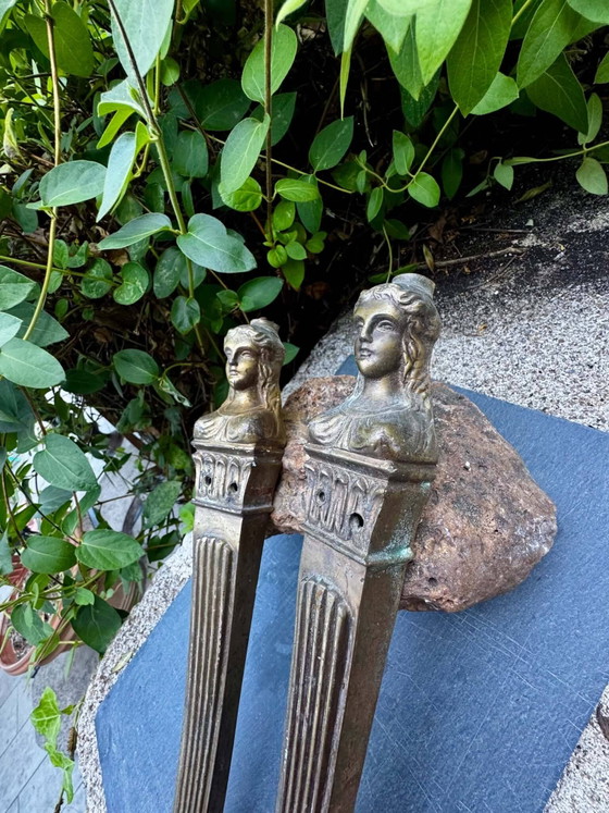 2 bronze Art Nouveau furniture ornaments – Decorative Objects (photo 3 of 8)