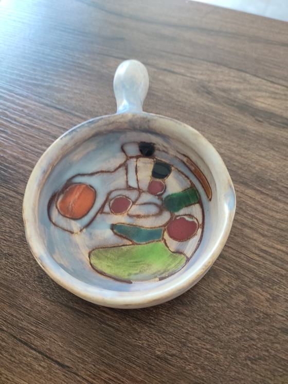 Image 1 of Ceramica firmata Marie-Christine Treinen Vallauris 20° Congresso di Nizza