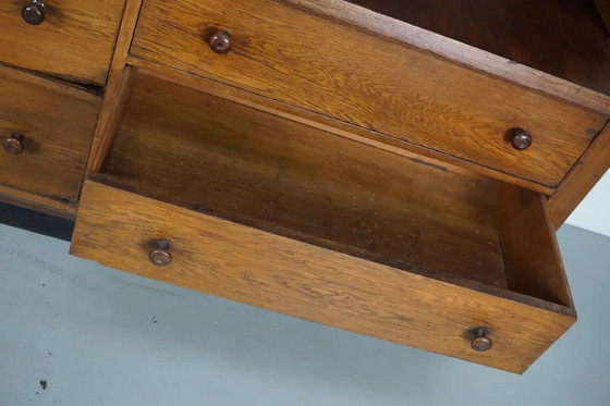 Image 1 of Grand meuble ancien Art Déco en chêne, style boutique de chocolat allemande, années 1920