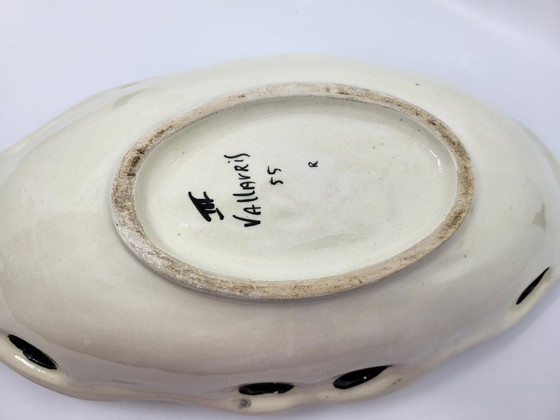 Image 1 of Tazza in ceramica di Vallauris, dorata con oro zecchino, Francia, Costa Azzurra, 1950