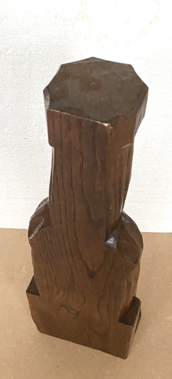 Image 1 of The Virgin of Montserrat statue wood