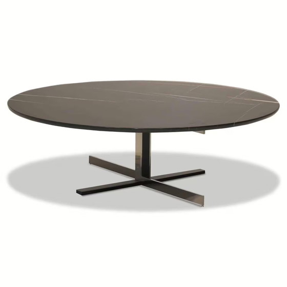 Image 1 of Minotti Catlin coffeetable sahara Marble 113cm 