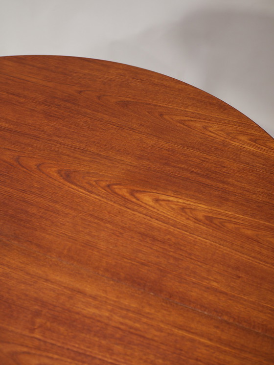 Image 1 of Extendable Dining Table Kai Kristiansen Round Teak Danish