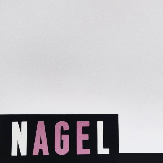 Image 1 of Splendido poster originale di Patrick Nagel degli anni '90 "Commemorativo n. 13"