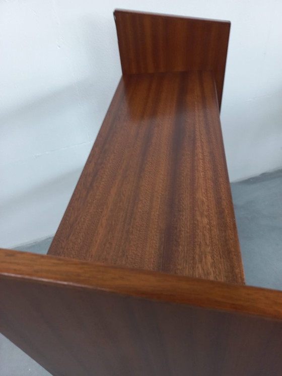 Image 1 of 1950s/60s Scandinavian wall cabinet wall rack (teak-pine veneer)