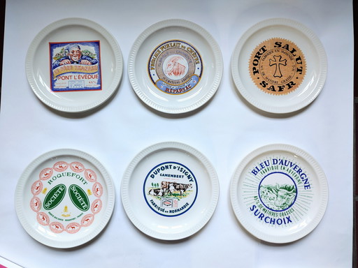 6 Käseplatten „Fromages de France“ aus St. Amand
