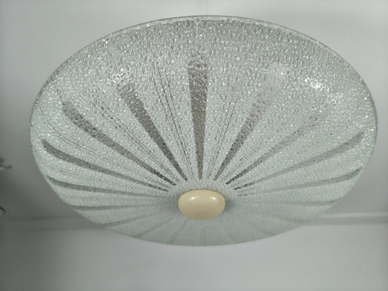 Image 1 of Vintage plafondlamp 2 fittingen