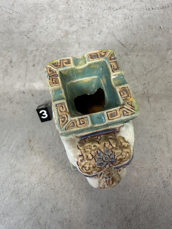 Image 1 of Cendrier vintage à éléphant - céramique