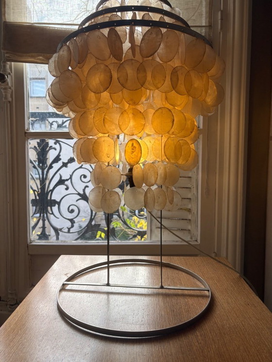 Image 1 of 2 Parelmoeren Lampen 75 cm – Vintage Design / Decor