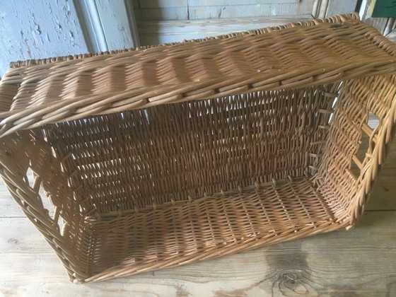 Cesta de panadero de mimbre – Objetos decorativos, Ratán, Vintage (photo 5 of 11)