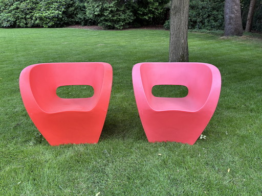 2x Little Albert garden Armchair design Ron Arad for Moroso