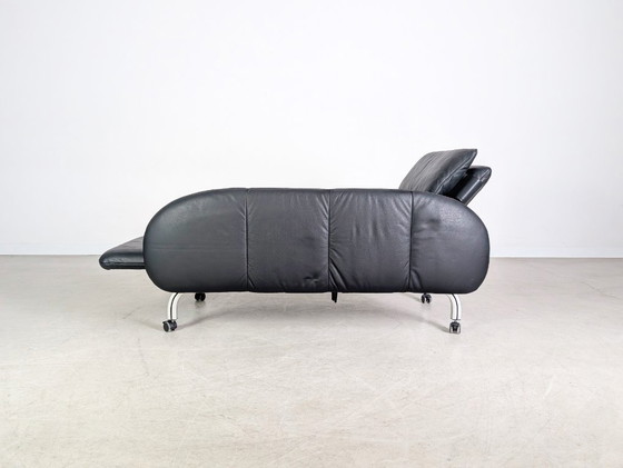 Image 1 of Interprofil Design Beo chaise longue, due posti, pelle, nero, divano, divano