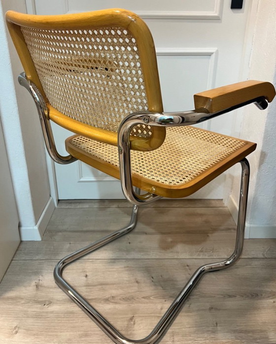 Image 1 of 6x Cesca Marcel Breuer stijl Made in Italy